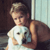 boy dog photo